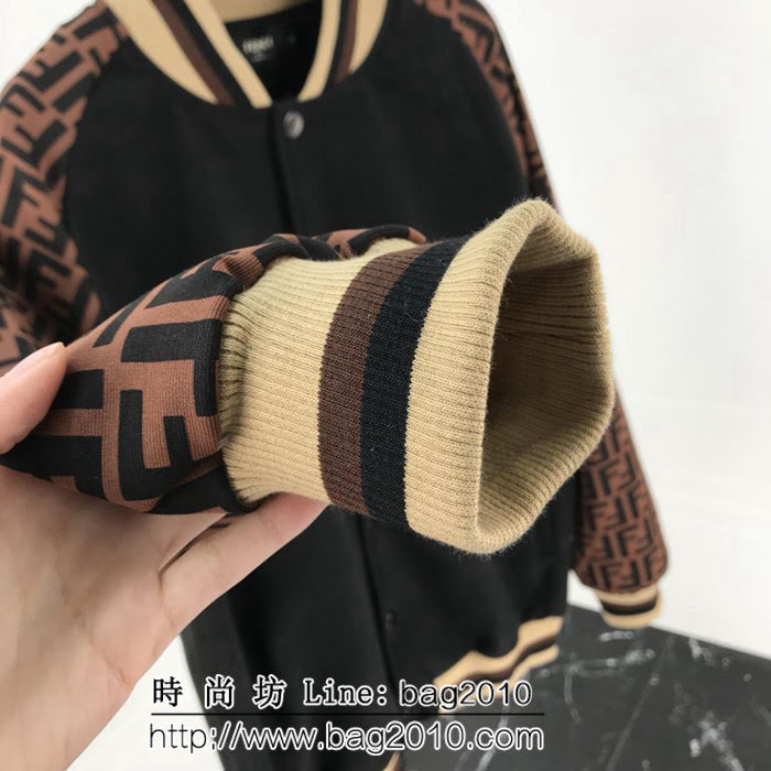 FENDI芬迪 18ss冬季新款套裝 今年火爆FF系列 精仿毛呢面料拼接 高版本男女同款 ydi1992